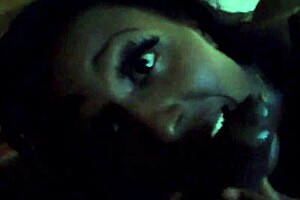 ebony sucking big black dick intensely