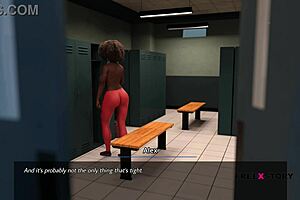 Dreams of Desire - Alex spies on Latisha changing her dress in secret