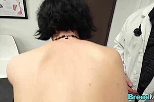 Breeding Olivia Glass In Office Threesome