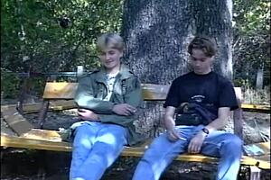 Wow, check these mega boys in raw bareback action from 1997!