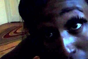 ebony sucking big black dick intensely