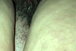 Nasty BBW slut gets blowjob and handjob POV