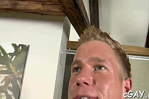 this lusty gay guy gets an obscene blowjob from his partner