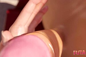 busty futa babe shoves monster cock into girlfriend 😏