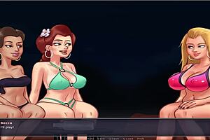 Summer Time Saga Unc Part 36 - Beach Fun with Anime Characters. Hentai Action Unfolds in Wild Cartoon Scenes!