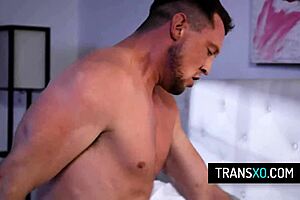 tranny babe endures hard doggystyle fucking with blowjob