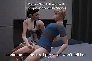 Wild Threesome With Girlfriend And Her Hot Stepmom In Bedroom