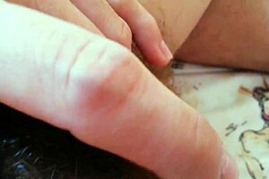 Hairy Pussy Fucking and Cumshot Close-Up with Amateur Couple and Big Clit Girl