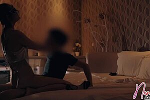 asian slut babe sucks and rides asking for rougher treatment