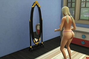 Cheating wife Tsunade gets a big cock inside her
