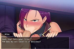 hrpg fallen features makina exploring the city of ruin in hentai adventure.