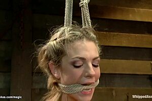 Redhead Dom Anal Fucks Bound Blond Dyke