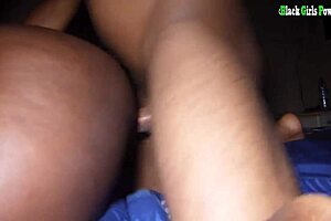 Big ass blonde gets a big black cock hard as a rock and gives a good blowjob
