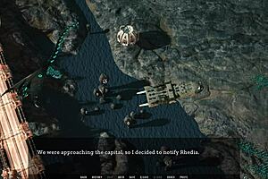 in the unending void, the curvy character explores the game