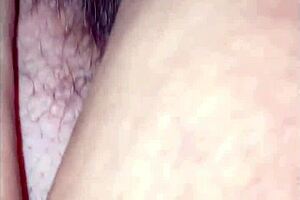 Nasty BBW slut gets blowjob and handjob POV