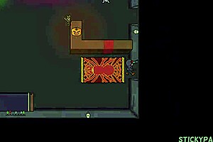 i'm loving this silver-haired babe in anime cosplay getting fucked in the hentai game