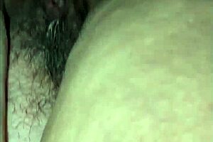 Nasty BBW slut gets blowjob and handjob POV