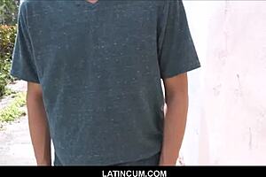 straight spanish latino jock gets fucked by gay guy for cash