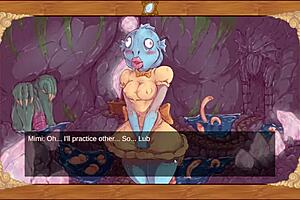 Save the world from a sexy monster cock goddess