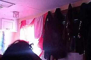 This slut sucks a deep load of cum