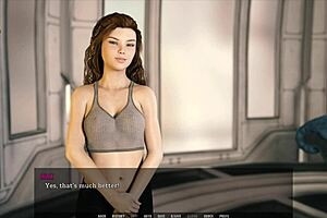 in the unending void, the curvy character explores the game