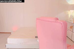 Korean BJ Double Action on Webcam, Watch Those Boobs Dance! Unbelievable!