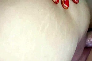 Horny couple enjoys homemade suhagrat sex closeup