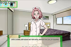 Jikage Rising Arc 2 Ep 16 Features Big Tits Kunoishi in Cartoon Game