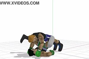 Little Mac's Intense Gay Bareback Sex In The Game