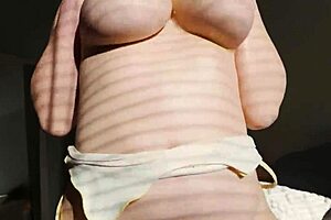 Does this big boobs cute girl love her roommate's dick inside?