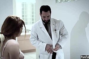 Teen lost virginity to a creepy plastic surgeon. Her petite frame got tested.
