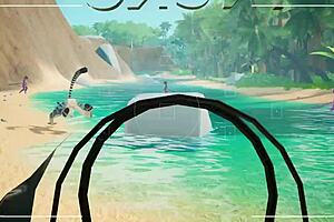 Sapphire Safari futanari hentai game, ep 1, monster futa girls photoshoot on desert island, so hot! 🔥