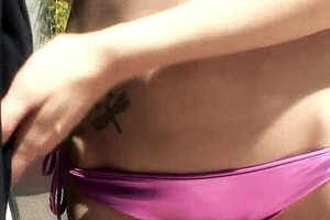 older guy finds slutty teen kelly klass at the pool to fuck?