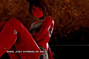 3D animated game with big boobed women and cock worship