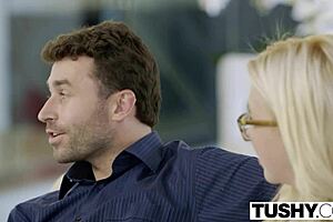 Samantha rone's first anal in lingerie with spanking