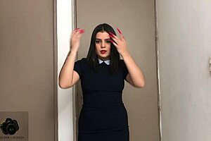 Latina Flashes Sexy Ass to Reward Good Grades