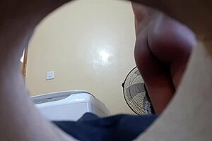 Hidden Camera Spying On Asian Arab Step Sister's Nice Ass!