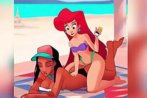 3D animated hentai with the best of Ariel and big boobs