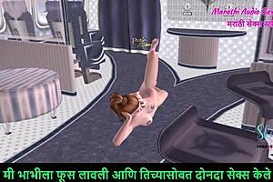 3D animated Marathi audio sex story: naughty teen's flight