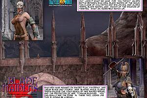3D comic with bondage and hardcore scenes with teen anime style maidens