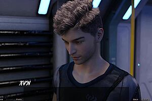 3D animated MILF space adventure with a nip slip