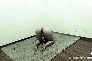 Trailer Lays Lopes Teases with Vibrator While Flaunting Her Big Juicy Breasts