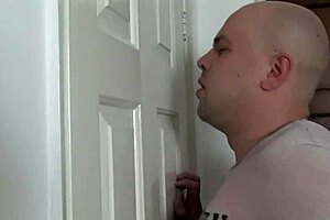 Laceystarr - European BBW Blonde Granny at the Mature Arcade Glory Hole