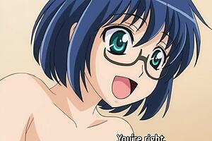 Big boobed teens compete for a horny man's attention