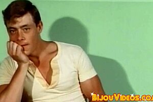 Vintage gay studs pound bareback until hot cum spills everywhere.