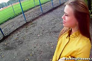 Fucked Emma In Glasses On Construction Site Intensely