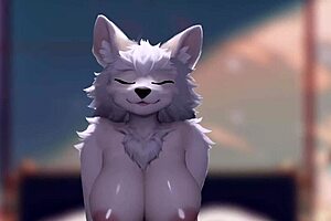 furry girl rides man in pov hentai sex