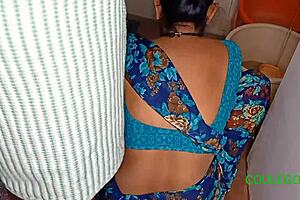Amateur wife satisfies her stepson in a hot bathroom scene