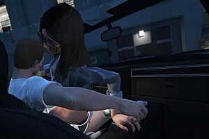 gta 5 character hires hooker in car