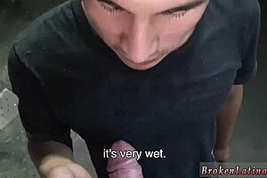 Fat Boy Receives Intense Gay Blowjob in Bareback Surprise